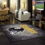 nfl team pittsburg steelers distressed nice gift area rug living room rug home decor 0