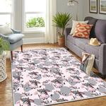nfl team san francisco 49ers area rug living room rug home decor football home decor 0