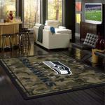 nfl teamseattle seahawks camo nice gift area rug living room rug home decor 0