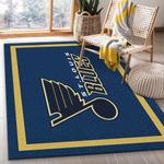 nhl spirit st louis blues team logo area rug living room rug family 0