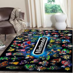Nintendo Gamer Area Rug Living Room Rug Home Decor Gaming Gfd 1912069