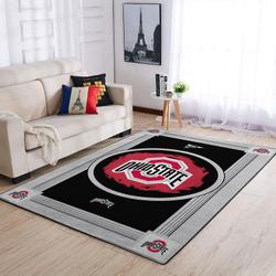 Ohio State Buckeyes Ncaa Living Room Carpet Team Logo Home Rug Regtangle Carpet
