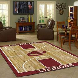 NCAA Oklahoma Sooners Living Room Carpet Rug Regtangle Carpet 19120712 2