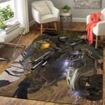 one punch man and goku area rug living room rug home decor carpet 0