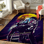 orianthi panagaris with mj artwork music synthwave 80s art for fans area rug living room carpet rug regtangle carpet floor decor home decor 0
