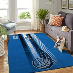 NBA Orlando Magic Rectangle Rug Personalized Non-Slip Carpet Gift For Basketball Fans