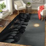 panthers with the sun area rug animal print rug regtangle carpet floor decor home decor 0