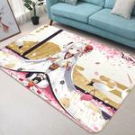 petal girl anime 1 area rug living room and bed room rug rug regtangle carpet floor decor home decor 0