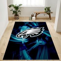 NFL Philadelphia Eagles Rectangle Rug Personalized Non-Slip Carpet Gift For Football Fans