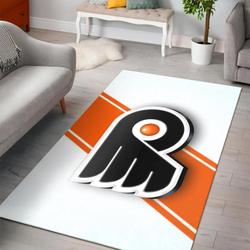 Philadelphia Flyers Area Rug Nhl Ice Hockey Living Room Regtangle Carpet V1298