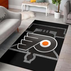 Philadelphia Flyers Area Rug Nhl Ice Hockey Living Room Regtangle Carpet V1371