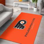 philadelphia flyers area rug nhl ice hockey team logo carpet living room rugs rug regtangle carpet floor decor home decor v1377 0