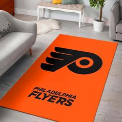 Philadelphia Flyers Area Rugs Nhl Hockey Living Room 23 Rug Regtangle Carpet
