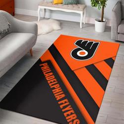 Philadelphia Flyers Area Rugs Nhl Hockey Living Room 27 Rug Regtangle Carpet