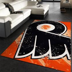 Philadelphia Flyers Nhl 4 Area Rug Living Room Bed Room Rug Regtangle Carpet