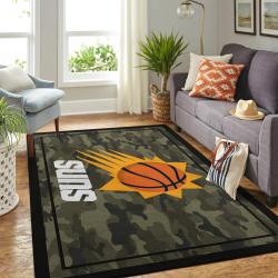 NBA Phoenix Suns Rectangle Rug Personalized Non-Slip Carpet Gift For Basketball Fans