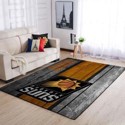NBA Phoenix Suns Rectangle Rug Personalized Non-Slip Carpet Gift For Basketball Fans