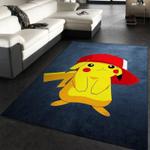 pikachu pokemon anime 2 area rug living room and bed room rug rug regtangle carpet floor decor home decor 0