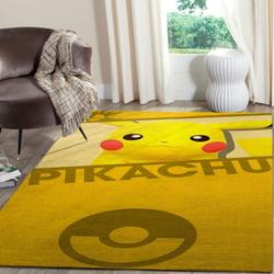 Pikachu Pokemon Anime Fn080212 Movies Area Rug Rug Regtangle Carpet 