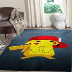 Pikachu Pokemon Anime Fn080214 Movies Area Rug Rug Regtangle Carpet