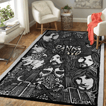 pink floyd progressive rock band paint art area rug area rug living room carpet rug regtangle carpet floor decor home decor 0