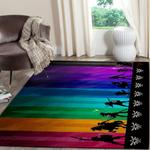 pitbull and sunflower christmas gift area rug living room rug home decorc2108 floor decor 0