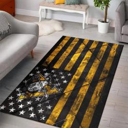 Pittsburgh Penguins Nhl Ice Hockey Living Room Rug Regtangle Carpet 200227