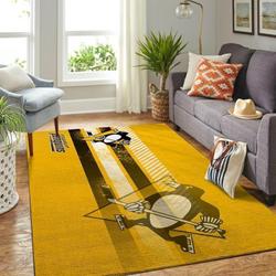 Pittsburgh Penguins Nhl Ice Hockey Living Room Rug Regtangle Carpet20030459