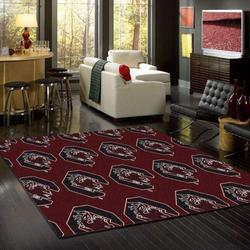 South Carolina Gamecocks NCAA Living Room Rug Team Carpet T1912214