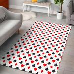 playing card poker casino pattern print area rug living room rug home decor 0