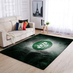 NFL New York Jets Rectangle Rug Personalized Non-Slip Carpet Gift For Football Fans Rcdd81F33159