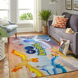 Pokemon Area Rug Living Room Rug Home Decor Nintendo Video Game Gfd 1912239