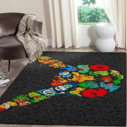 Pokemon Area Rug Nintendo Video Game Carpet Gamer Living Room Rugs Rug Regtangle Carpet Floor Decor Home Decor V369
