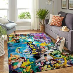 Pokemon Area Rug Nintendo Video Game Carpet Gamer Living Room Rugs Rug Regtangle Carpet Floor Decor Home Decor V373