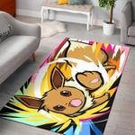 pokemon eevee area rugs cute video game movie living room carpet home rug regtangle carpet floor decor home decor v11182 0