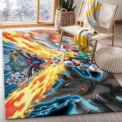 Pokemon Family Anime Movies Area Rug Living Room And Bed Room Rug Rug Regtangle Carpet Floor Decor Home Decor
