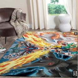 Pokemon Family Anime Movies Area Rugs Living Room Carpet Christmas Gift Rug Regtangle Carpet Floor Decor Home Decor V11090
