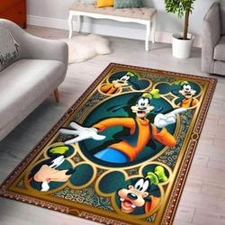 Goofy Characters Disney Cartoon Rug Carpet Floor For Living Room