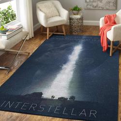 Interstellar Movie Area Rug Living Room Rug Home Decor Geeky Carpethome Decorbedroom Living Room Decor