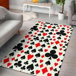 poker casino playing card pattern print area rug living room rug home decor 0