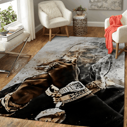 Pop Smoke Rapper Music World Art For Fans Area Rug Living Room Carpet Rug Regtangle Carpet Floor Decor Home Decor
