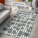 purple butterfly pattern print area rug living room rug home decor 0