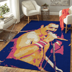 queen band freddie pop art area rug area rug living room carpet rug regtangle carpet floor decor home decor 0