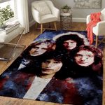 queen band music retro art for fans area rug area rug living room carpet rug regtangle carpet floor decor home decor 0