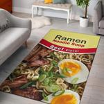 ramen noodle soup beef flavor area rug living room rug home decor carpet 0