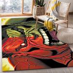 red hulk vs green hulk area rug living room and bed room rug rug regtangle carpet floor decor home decor 0