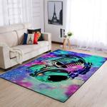 red lips kiss pattern print area rug living room rug home decor 0