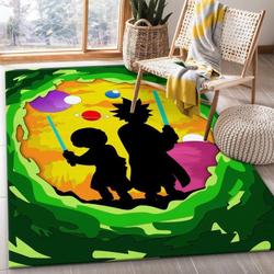 Rick And Morty 104 Area Rug Living Room And Bed Room Rug Rug Regtangle Carpet Floor Decor Home Decor