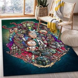 Rick And Morty 112 Area Rug Living Room And Bed Room Rug Rug Regtangle Carpet Floor Decor Home Decor
