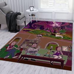 Rick And Morty 117 Area Rug Living Room And Bed Room Rug Rug Regtangle Carpet Floor Decor Home Decor